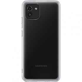 Husa Originala Samsung Galaxy A03 Soft Clear (EF-QA036TTEGEU) - Transparent