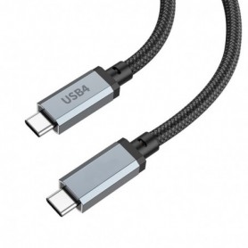 Cablu audio video USB C USB 4 100W Hoco US05, 5A, 4K@60Hz, 2m