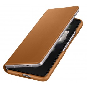 Husa originala Leather Flip Cover Samsung Galaxy Z Fold3 5G, Maro , EF-FF926LAEGWW