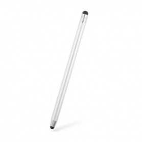 Stylus Pen Techsuit, 2in1 Universal, Android, iOS, argintiu , JC01