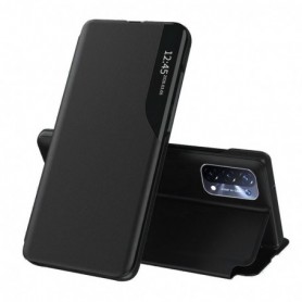 Husa Oppo A54 5G / A74 5G / A93 5G Eco Leather View flip eFold, negru