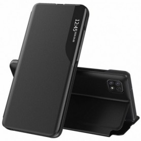 Husa Samsung Galaxy A22 5G Eco Leather View Flip eFold - Negru