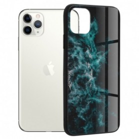 Husa iPhone 11 Pro Max Glaze, Blue Nebula