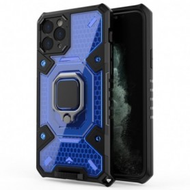 Husa antisoc iPhone 11 Pro Max Honeycomb, albastru