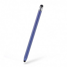 Stylus pen Techsuit, 2in1 universal, Android, iOS, aluminiu, bleumarin, JC01