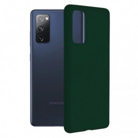 Husa Samsung Galaxy S20 FE / S20 FE 5G Soft Edge Silicone, Verde inchis