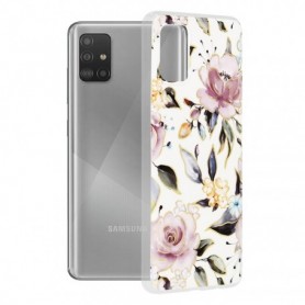 Husa Samsung Galaxy A51 Marble, Chloe White