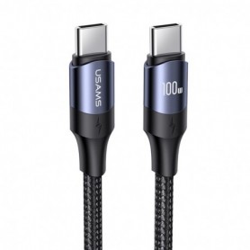 Cablu de date USB-C la Type-C USAMS U71 (US-SJ524), 100W, 1.2m, negru