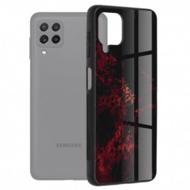Husa Samsung Galaxy A22 4G Techsuit Glaze Red Nebula