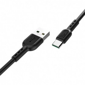 Cablu Super Fast Charging tip C Oppo VOOC Hoco X33, 5A, negru