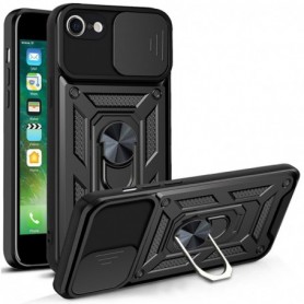 Husa iPhone 7 protectie camera Techsuit CamShield Series, negru