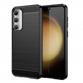 Husa Samsung Galaxy A55 5G Techsuit Carbon Silicone, negru