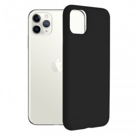 Husa iPhone 11 Pro Max Soft Edge Silicone, negru