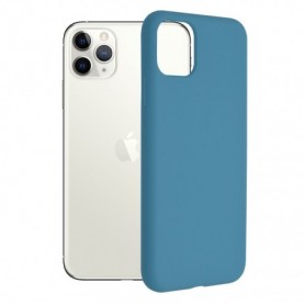 Husa iPhone 11 Pro Max Soft Edge Silicone, albastru