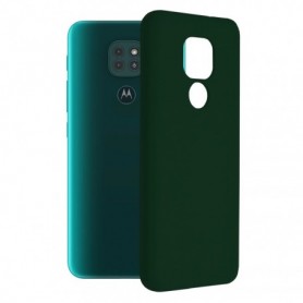 Husa Motorola Moto E7 Plus Soft Edge Silicone, Verde