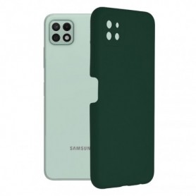 Husa Samsung Galaxy A22 5G Soft Edge Silicone Verde inchis
