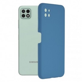 Husa Samsung Galaxy A22 5G Soft Edge Silicone albastru