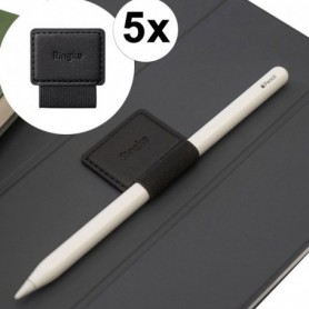 [Set 5x] Suport stylus pen telefon, tableta autoadeziv Ringke, negru