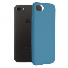 Husa iPhone 7 / 8 / SE 2020 Soft Edge Silicone, albastru