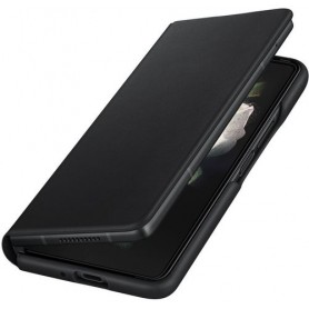 Husa originala Samsung Leather Flip Cover Galaxy Z Fold3, negru EF-FF926LBEGWW
